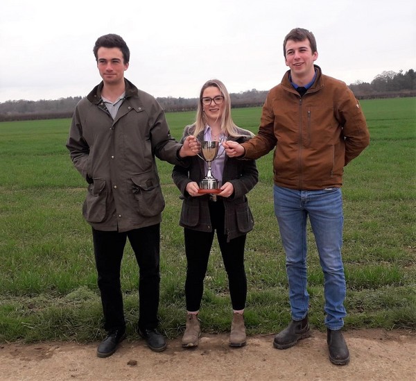 Winning 2018 NIAB Agronomy Cup team from IBERS-Aberystwyth